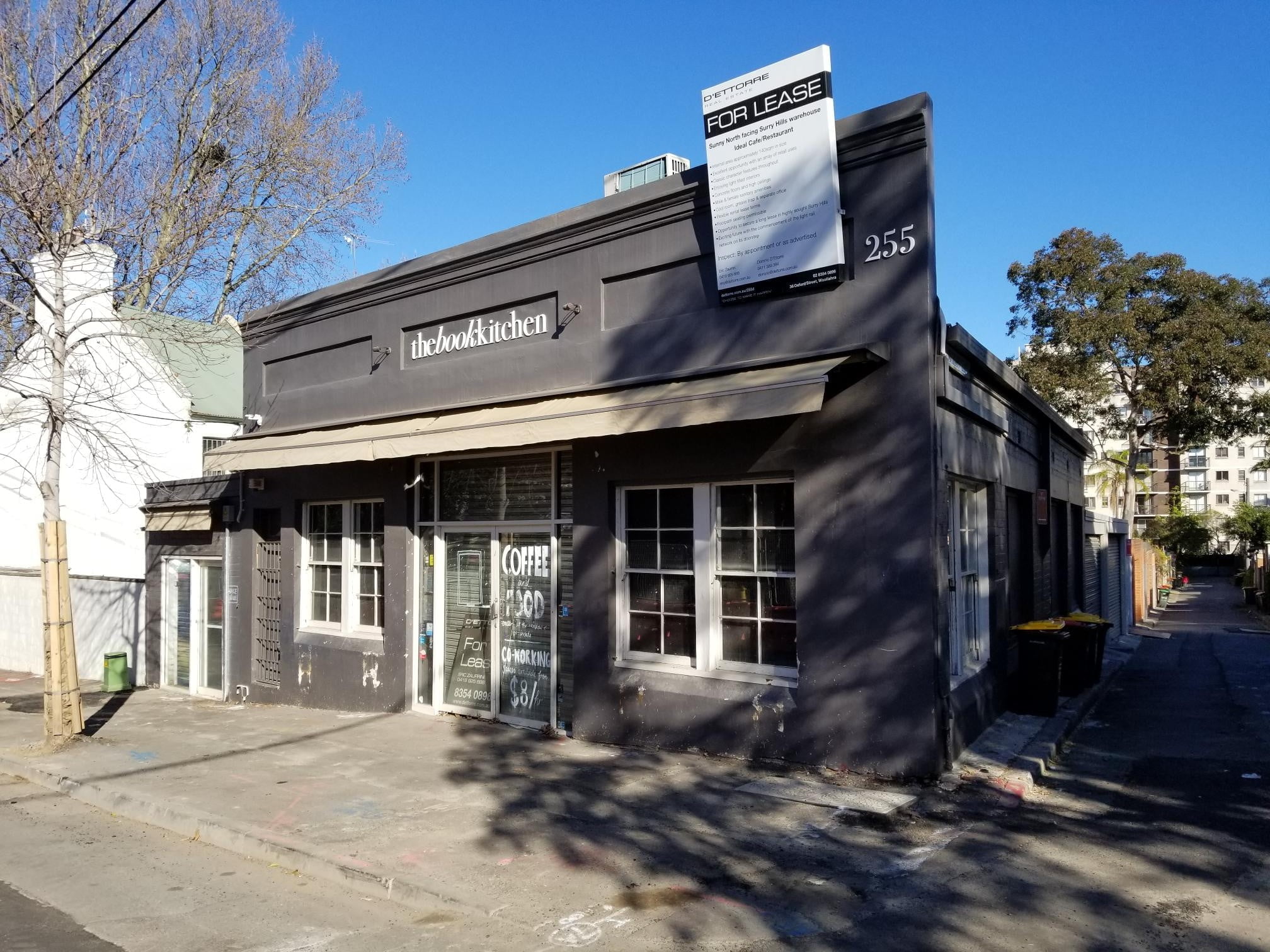 SUNNY NORTH FACING SURRY HILLS WAREHOUSE, IDEAL CAFÉ, RESTAURANT OR